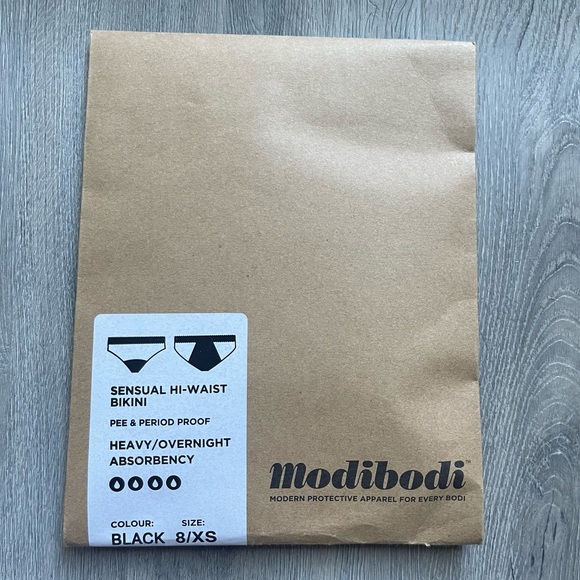 Modibodi Sensual Hi-Waist Bikini (Heavy/Overnight) - Picture 4 of 5